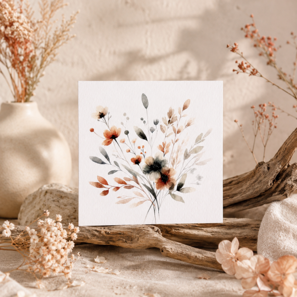 Carte Flower Power