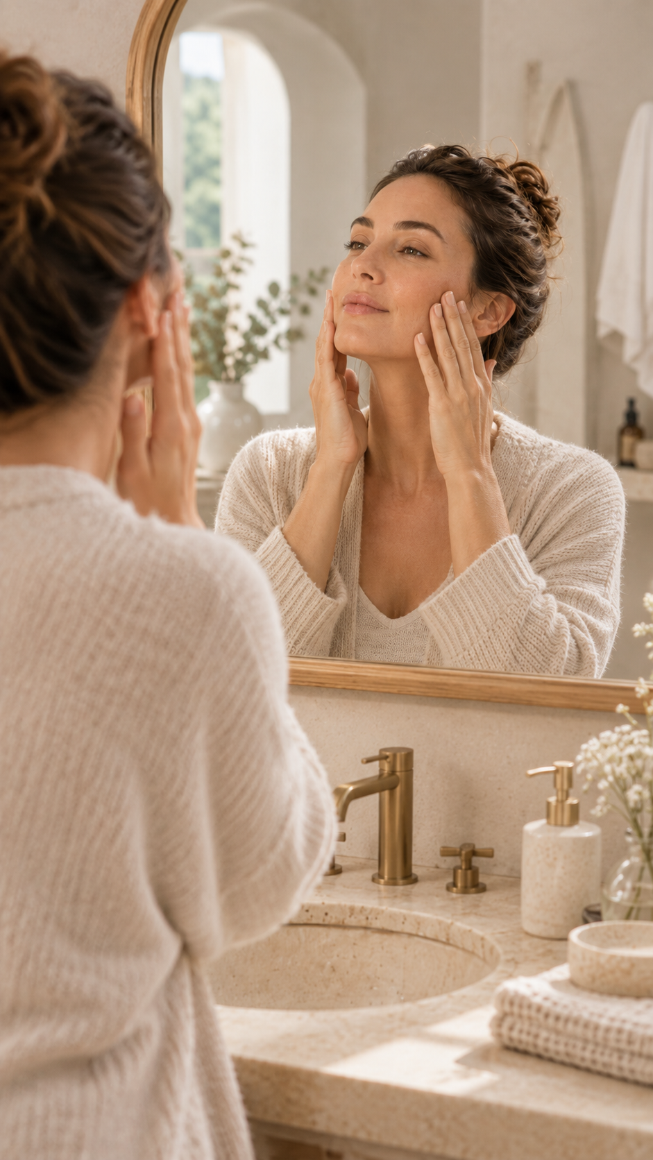 Découvrez comment réaliser un auto-massage du visage en quelques minutes, ses bienfaits, les bons gestes et le sérum adapté à votre peau.